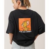 A柄-BLACK | トムとジェリー Tシャツ メンズ | ONE 4 PREMIUM