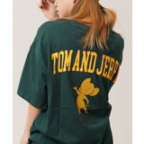 C柄-D.GREEN | トムとジェリー Tシャツ メンズ | ONE 4 PREMIUM