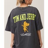 C柄-CHARCOAL | トムとジェリー Tシャツ メンズ | ONE 4 PREMIUM