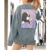 MINT-A柄 | ◆イラスト 裏起毛 スウェットシャツ◆ | ONE 4 PREMIUM