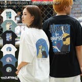 ◆ロゴ刺繍 イラストガール Tシャツ◆ | ONE 4 PREMIUM | 詳細画像1