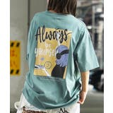 A柄-MINT | ◆ロゴ刺繍 イラストガール Tシャツ◆ | ONE 4 PREMIUM