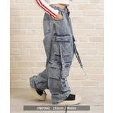 ケミカルデニム ワイドカーゴパンツ レディース | ONE 4 PREMIUM | 詳細画像7