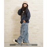 ケミカルデニム ワイドカーゴパンツ レディース | ONE 4 PREMIUM | 詳細画像8