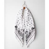 WHITE | バンダナ キーホルダー メンズ | ONE 4 PREMIUM