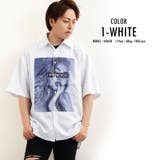1-ホワイト | オーバーサイズ シャツ 半袖 | ONE 4 PREMIUM