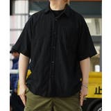 ブラック | ◆ジャガードストライプ シアーシャツ◆シャツ メンズ | ONE 4 PREMIUM