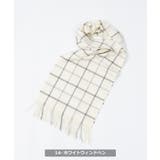 14-ホワイトウィンドペン | マフラー メンズ ストール | ONE 4 PREMIUM