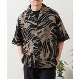 A | 総柄 シャツ メンズ | ONE 4 PREMIUM