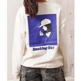 WHITE | バックプリント スウェット クルーネック | ONE 4 PREMIUM