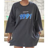 CHARCOAL | オーバーサイズ Tシャツ レディース | ONE 4 PREMIUM