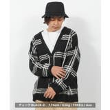 チェックBLACK-D | モヘア カーディガン レディース | ONE 4 PREMIUM
