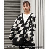 チェッカーWHITE-F | モヘア カーディガン レディース | ONE 4 PREMIUM