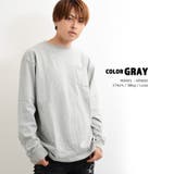 グレー | ◆USAコットン ビッグシルエットTシャツ 長袖◆ | ONE 4 PREMIUM