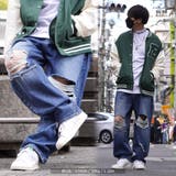 ◆ハードクラッシュ デニムワイドパンツ◆ ワイドパンツ | ONE 4 PREMIUM | 詳細画像10