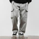 GRAY | ボンディング ワイドカーゴパンツ スウェットパンツ | ONE 4 PREMIUM