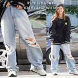 デニムパンツ レディース ワイドパンツ | ONE 4 PREMIUM | 詳細画像1