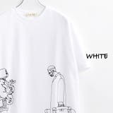 white | ビッグtシャツ メンズ ビッグシルエット | ONE 4 PREMIUM