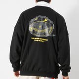 BLACK | クラウドモチーフ ビッグトレーナー ビッグシルエット | ONE 4 PREMIUM