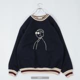 NAVY | ウールライク エモーショナル トレーナー | ONE 4 PREMIUM