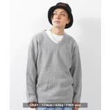 GRAY | Vネック ニット オーバーサイズ | ONE 4 PREMIUM