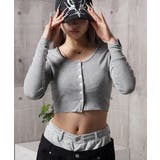 gray | クロップド カーディガン レディース | ONE 4 PREMIUM