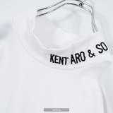WHITE | ◆ロゴ刺繍 モックネック ロンTee◆ | ONE 4 PREMIUM