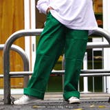 GREEN | ◆ストレッチツイル カラーワイドパンツ◆ ワイドパンツ | ONE 4 PREMIUM