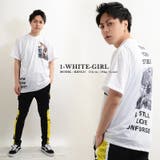 1-ホワイト(GIRL) | tシャツ ビッグt ビッグシルエット | ONE 4 PREMIUM