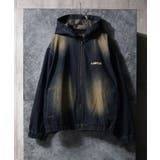 BLUE | デニム ジップパーカー レディース | ONE 4 PREMIUM
