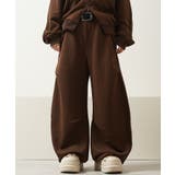 BROWN | バレルスウェットパンツ メンズ バレルレッグ | ONE 4 PREMIUM