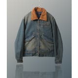 INDIGO | ヴィンテージ加工 デニム フライトジャケット | ONE 4 PREMIUM