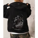 BLACK | ジップパーカー メンズ パーカー | ONE 4 PREMIUM