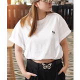 WHITE×BLACK | Laufer 刺繍 Tシャツ | ONE 4 PREMIUM