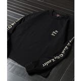 BLACK×IVORY | 袖ロゴ ロンt メンズ | ONE 4 PREMIUM