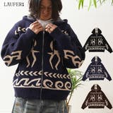 ニットジップアップパーカー メンズ ニット | ONE 4 PREMIUM | 詳細画像1 