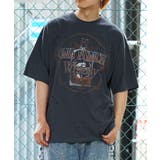 B柄-D.GRAY | ◆ダメージ バイオウォッシュ加工 Tシャツ◆ | ONE 4 PREMIUM