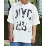 C柄-O.WHITE | ◆ダメージ バイオウォッシュ加工 Tシャツ◆ | ONE 4 PREMIUM