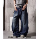 シャイニーデニム バギーパンツ メンズ | ONE 4 PREMIUM | 詳細画像10 