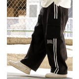 BLACK | ◆バルーンカーゴ ラインパンツ◆ オーバーサイズ | ONE 4 PREMIUM