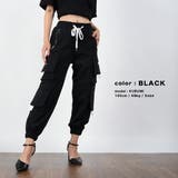 4-BLACK | スウェット カーゴパンツ レディース | ONE 4 PREMIUM