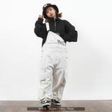 WHITE | ◆ルーズシルエット カーゴ オーバーオール◆ | ONE 4 PREMIUM