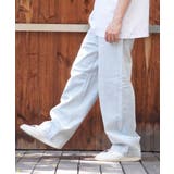 ICE BLUE | デニムパンツ ストレート メンズ | ONE 4 PREMIUM