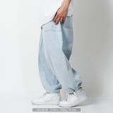 ICE BLUE | バルーンパンツ レディース ワイドパンツ | ONE 4 PREMIUM