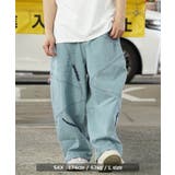 ◆ステッチワーク バルーンデニムパンツ◆ ワイドパンツ | ONE 4 PREMIUM | 詳細画像4