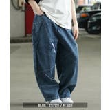 ◆ステッチワーク バルーンデニムパンツ◆ ワイドパンツ | ONE 4 PREMIUM | 詳細画像9