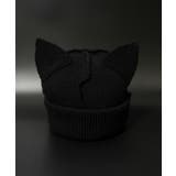 BLACK | ◆耳ニットキャップ◆ ニット帽 メンズ | ONE 4 PREMIUM
