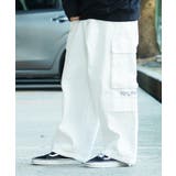 O.WHITE | ◆切り替え ワイドバルーンパンツ◆ カーゴパンツ | ONE 4 PREMIUM