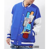 1-BLUE | スタジャン メンズ オーバーサイズ | ONE 4 PREMIUM