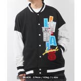 4-BLACK | スタジャン メンズ オーバーサイズ | ONE 4 PREMIUM